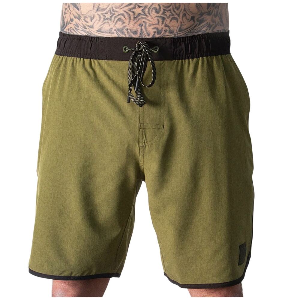 Dixxon The Chad Premium Athletic Shorts, Green, Men's Size Small, NWT